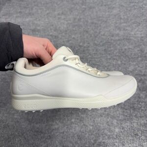 ECCO Golf Shoes Women US 8-8.5 (EU 39) White Biom Hybrid Waterproof Spikeless